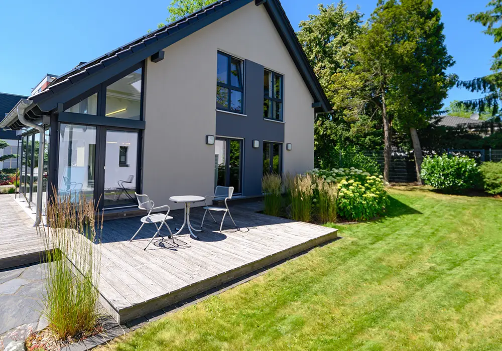 Pose d'une nouvelle terrasse